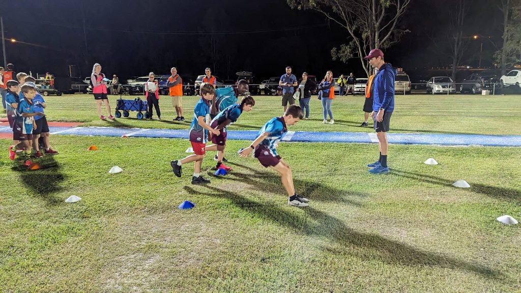 Springwood Sharks Coaching Friday evenings - Long jump